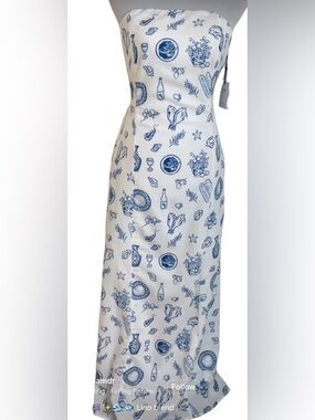 Japna NWT Linen Dress Cotton/Linen Dress Size: L